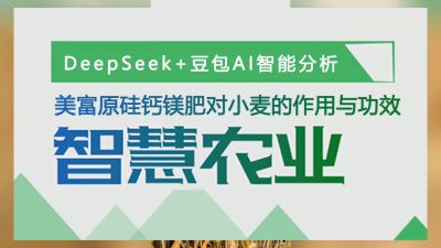 老铁们，马上准备冬小麦种植肥料了，我们用AI智慧农业分析了，美富原，叶碳酶乳酸肽活性硅，中药提取物加矿源，加枯草芽孢杆菌和胶冻样类芽孢杆菌的，中微量元素肥料硅钙镁肥，对小麦提质增产作用功效做分析，大家