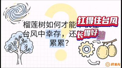 第四节：中国榴莲突围战：为生存重塑权型，抗台风矮化栽培与力学牵引，课程：《国产榴莲突围战：从泰国经验到中国实操的8堂必修课（高阶实战版）》