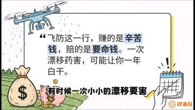 第6节：无人机干活不&ldquo;赔钱&rdquo;&mdash;&mdash;防漂移、避药害的保命红线，课程：《无人机植保搞钱必修课：从&ldquo;瞎飞&rdquo;到&ldquo;懂行&rdquo;的6步进阶》