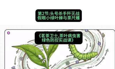 第02节：头号杀手歼灭战&mdash;&mdash;假眼小绿叶蝉与茶尺蠖，课程：《茗茶卫士&mdash;&mdash;茶叶病虫害绿色防控实战课》#识农AI