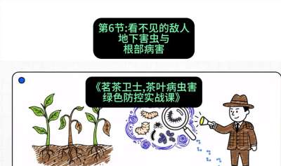 第06节：看不见的敌人&mdash;&mdash;地下害虫与根部病害，课程：《茗茶卫士&mdash;&mdash;茶叶病虫害绿色防控实战课》#识农AI