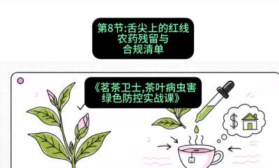 第08节：舌尖上的红线&mdash;&mdash;农药残留与合规清单，课程：《茗茶卫士&mdash;&mdash;茶叶病虫害绿色防控实战课》#识农AI